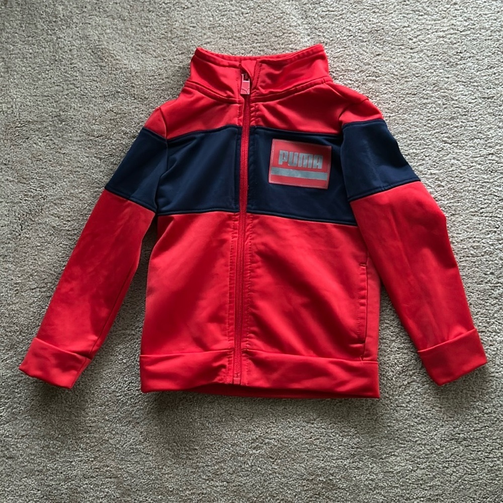 Red Puma Track Jacket